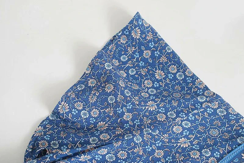 Meadowland Boho Floral Print Midi Dress