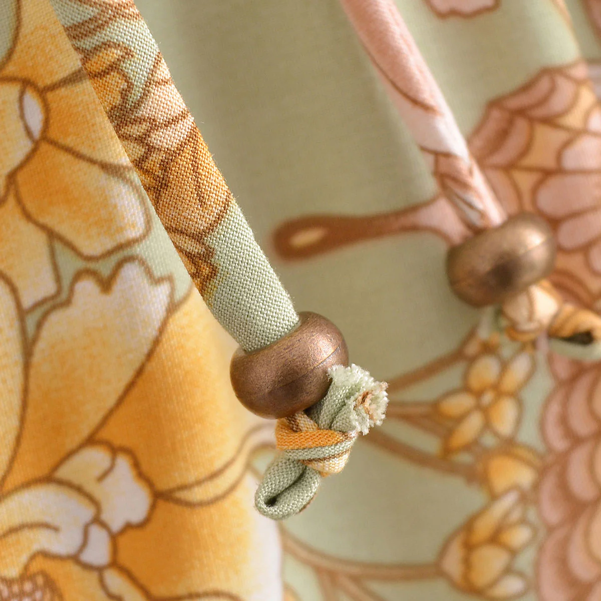 Butterfly Garden Boho Floral Print Midi Dress