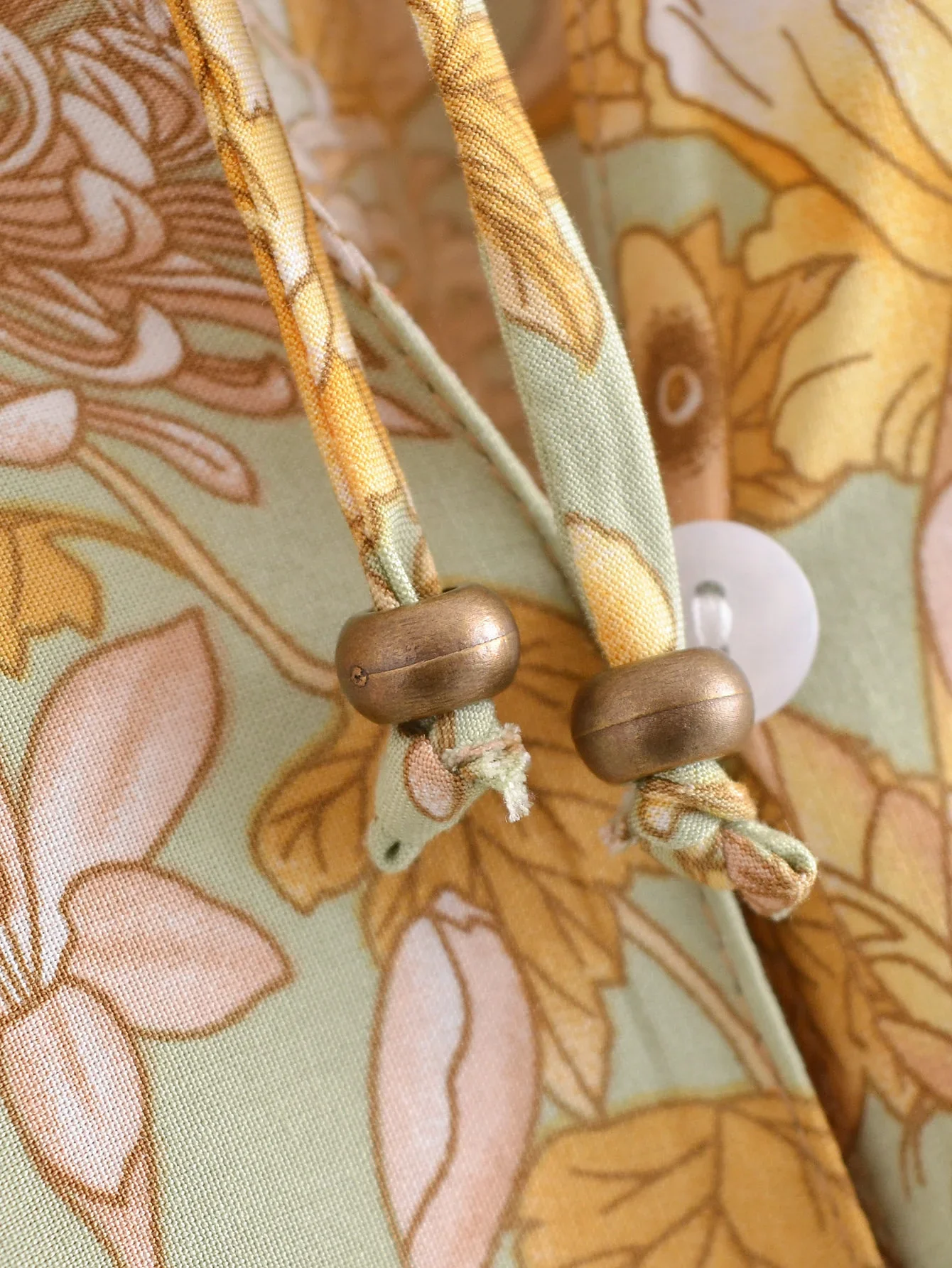 Butterfly Garden Boho Floral Print Maxi Dress