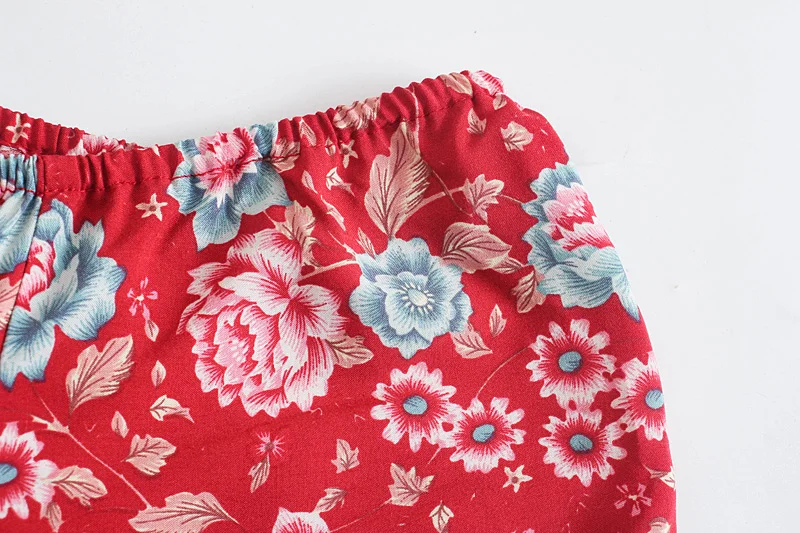 Floral Romance Boho Floral Print Maxi Dress