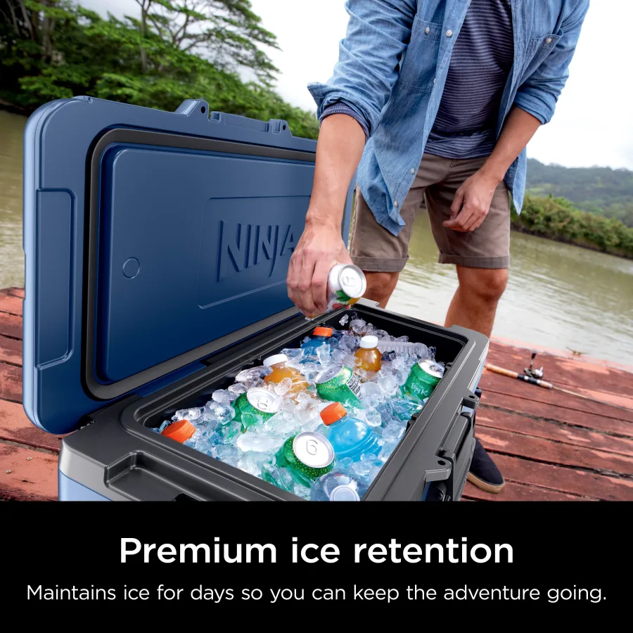 Ninja FrostVault™ 65qt Wheeled Cooler with Dry Zone