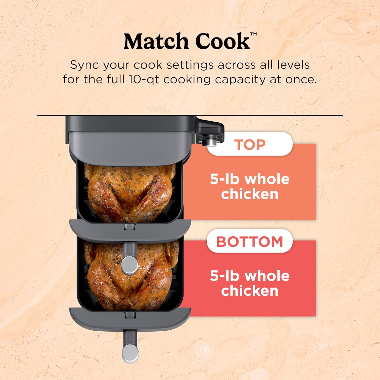🎄Christmas Sale🎄 Ninja DoubleStack XL 2-Basket Air Fryer