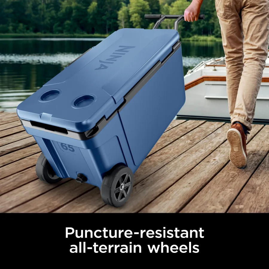 Ninja FrostVault™ 65qt Wheeled Cooler with Dry Zone