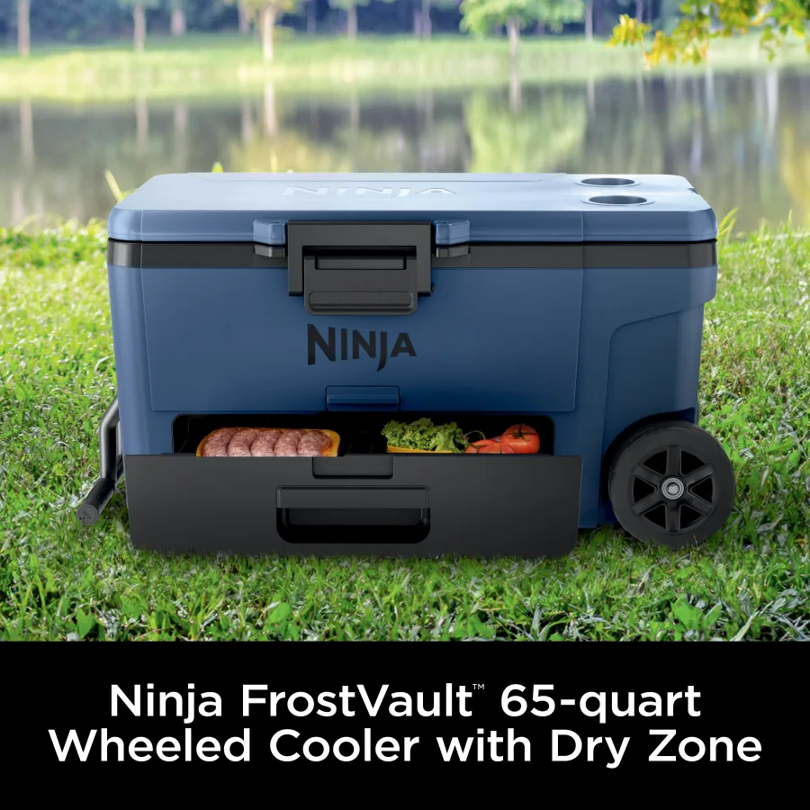 Ninja FrostVault™ 65qt Wheeled Cooler with Dry Zone