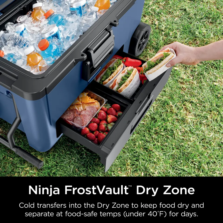 Ninja FrostVault™ 65qt Wheeled Cooler with Dry Zone