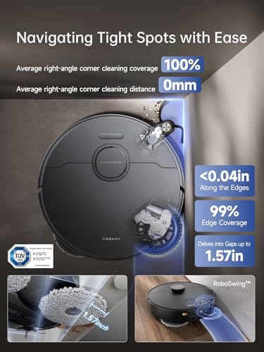 DREAME X40 Ultra Robotic Vacuum with Removable & Liftable Mop